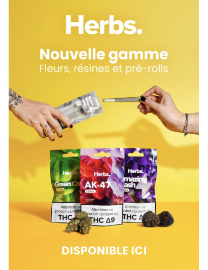 AFFICHE HERBS NOUVELLE GAMME