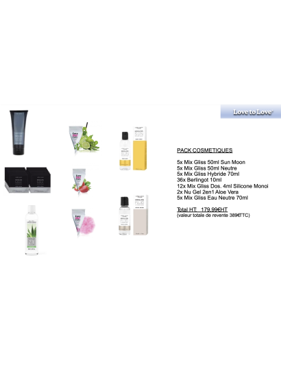 PACK COSMETIQUES - LOVETOLOVE