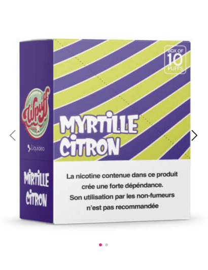 Wpuff Myrtille Citron (0%...