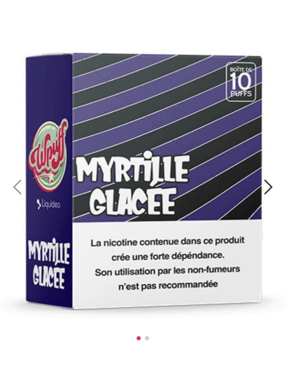 Wpuff Myrtille Glacée x10...